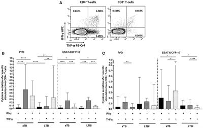 Study of CD27 and CCR4 Markers on Specific CD4+ T-Cells as Immune Tools for Active and Latent Tuberculosis Management